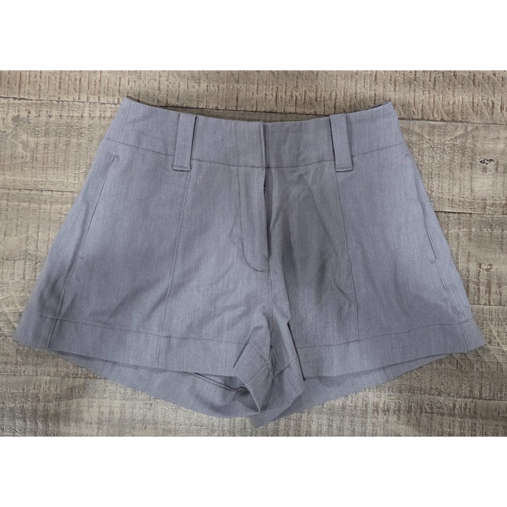 Womens American Eagle High-Rise Trouser Gray Shorts Size 0